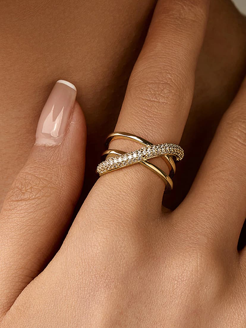 CRISS CROSS RING